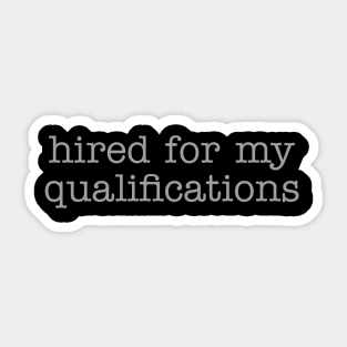 Qualified Sticker